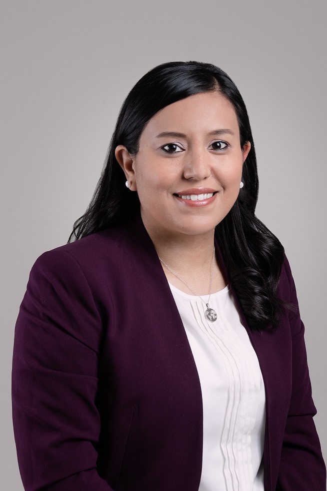Mtra. Nathalie Canizales Reyes, coordinadora del programa de Maestría en Derecho