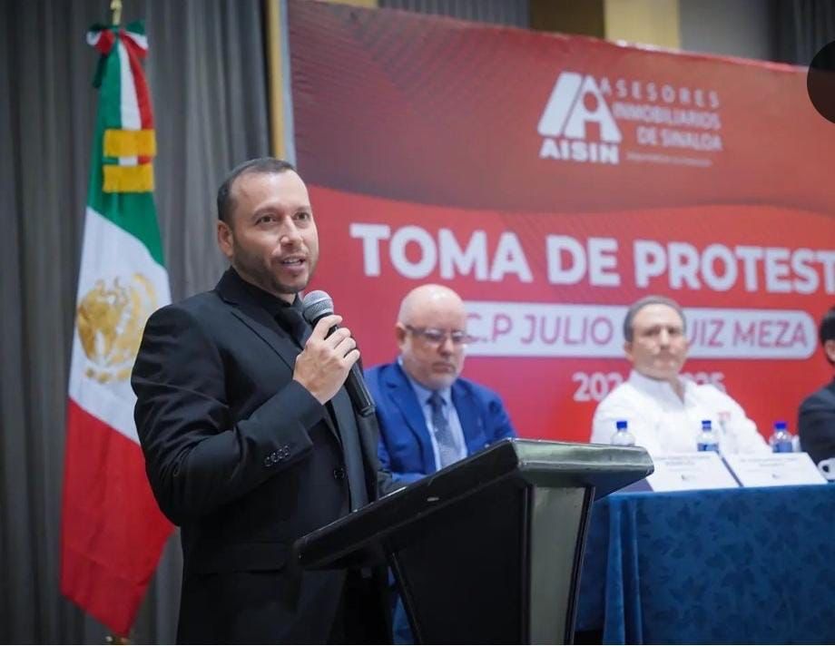 Julio C. Ruíz Meza, nuevo presidente de  Asesores Inmobiliarios de Sinaloa (AISIN).